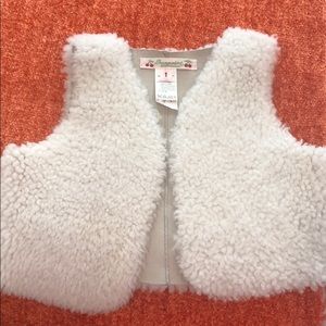 Bonpoint shearling reversible vest Size 1
